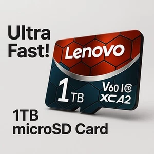 Lenovo 1TB (1024GB) Micro SD Memory Card with Free SD Card Adaptor - Picture 1 of 3