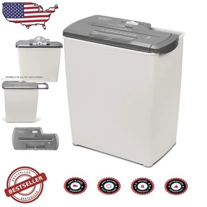 Sicherer 8 Blatt Aktenvernichter: Stausicheres Papier, CD, Kreditkarte - 4,5 Gal Kapazität - Bild 1 von 8