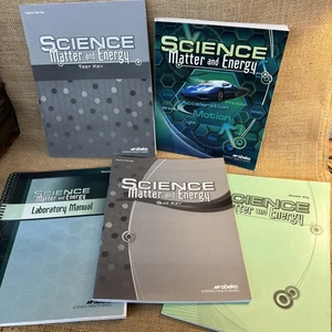 Abeka 9 Grade Science Matter and Energy Lot of Books - Picture 1 of 17