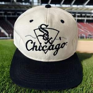 RARO De colección Años 90 Chicago White Sox #1 Ropa/New Era Cordón Gorra MLB - Imagen 1 de 11