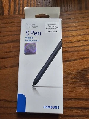 Samsung Oficial Original Galaxy Note 3 S Pen Stylus (Blanco) -OEM -Original Foto 1 de 2