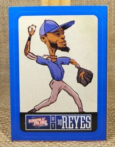 2013 Panini Triple Play Jose Reyes Blue Sticker Insert Baseball #9 Blue Jays A1