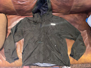 Frabill Green Fishing Rain F1 Coat Men's Jacket Size-medium