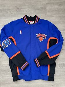 Mitchell & Ness New York Knicks Warm Up Jacket 1996-97 Size 44/Large NWOT Ewing