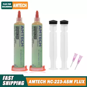 2x AMTECH NC-223 ASM BGA PCB 10ml Flussmittel Lötpaste Löten, Soldering FLUX - Bild 1 von 3