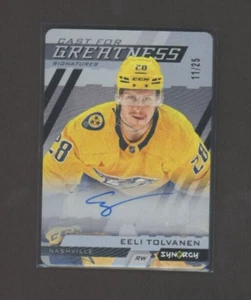 2022-23 Synergy Cast For Greatness Signatures Autograph #CGSET Eeli Tolvanen /25 - Imagen 1 de 1