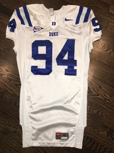 Game Worn Duke Blue Devils Football Jersey Used Nike #94 Size XL - Picture 1 of 2