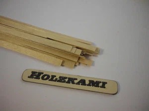 Holzleisten Birke. Bis 300 mm lang. Bis 10mm breit. 0,6 mm stark. 40 L. Auch SK - Bild 1 von 5