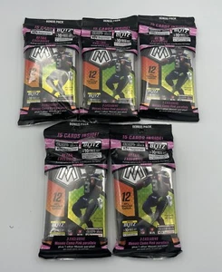 Tarjeta coleccionable deportiva de fútbol americano Panini Mosaic 2021 violonchelo Fat Pack - Lote de 5 NUEVO - Imagen 1 de 2