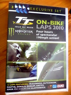 TT 2010: On Bike Laps - Collection -(3 DVD set new sealed)-UK. FREE POST. - Image 1 of 2