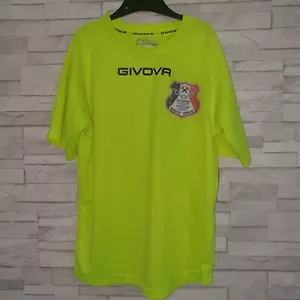 GIVOVA Football Top Fluorescent Green CRADLEY TOWN FC Size XS Chest 34 - Picture 1 of 5