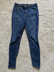 Universal Thread Jeans Women's 8/29L High Rise Jeggings Dark Blue Denim - Picture 1 of 5