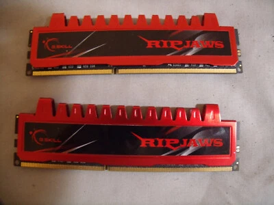 RIPJAWS F3-8500CL7D-8GBRL 8GB DDR3 1066MHz RAM 2 Memory Sticks - Image 1 of 3