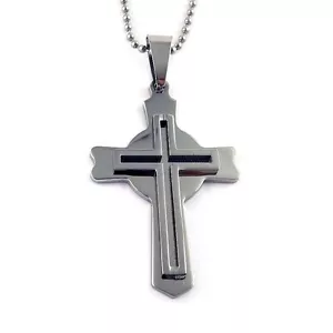 Edelstahl Anker Doppel Kreuz Anhänger - Bild 1 von 1