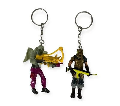 Lote de 2 Llaveros 3D Oficiales Epic Games Fortnite Foto 1 de 2