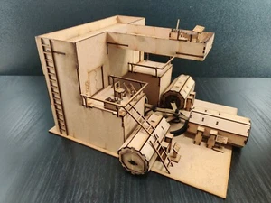 Pumpenhaus motorisiert 40k/Wargame/Infinity Tischplatte Gebäude/Gelände/Landschaft - Bild 1 von 34
