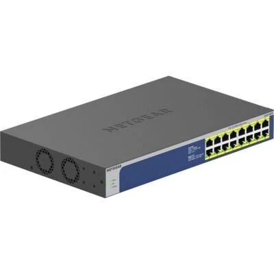 Netgear GS516PP-100NAS 16 Port Gigabit High Power PoE+ Unmanaged Switch 260W - Image 1 of 4