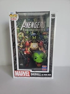 NUEVA 2023 WONDERCON FUNKO POP VENGADORES MARVEL CÓMIC CUBIERTA SKRULL COMO IRON MAN - Imagen 1 de 8