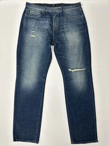 7 For All Mankind Men's Adrien Slim Tapered Jeans Size 33 NWT Cotton Hemp - Picture 1 of 4
