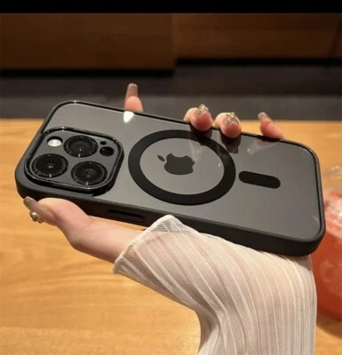 Cover con Magsafe per Apple iPhone 15-14-13-12-11 Pro X Xr - Immagine 1 di 4