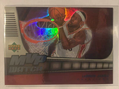 2006 Upper Deck UD Reserve LEBRON JAMES MVP Watch HOLO FOIL Cavaliers INSERT🔥 - Image 1 of 3
