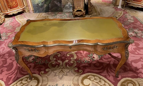 20. Century French Secretary Desk Table Cover