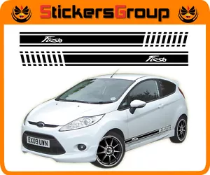 COPPIA ADESIVI FASCE PER FORD FIESTA SERIE VI E VI RESTYLING IN VINILE NEW - Foto 1 di 1