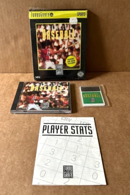 World Class Baseball TurboGrafx 16 TG16 NEC 1989 Complete in Box CIB - Image 1 of 4