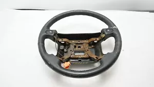 1990-1997 Mazda Miata Mx5 Oem Black Leather Steering Wheel Horn NA 90-97 - Picture 1 of 8