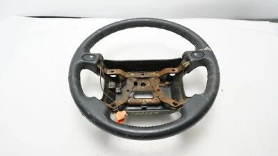 1990-1997 Mazda Miata Mx5 Oem Black Leather Steering Wheel Horn NA 90-97 - Image 1 of 4