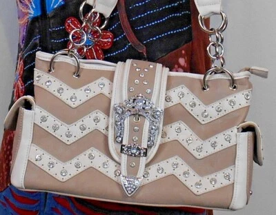 BOLSO DE MANO ORGANIZADOR Cartera BOLSOS DE MANO CON HEBILLA OCCIDENTAL ESTUDIADA Bolso de Hombro Foto 1 de 4