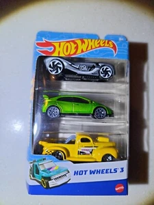 Hot Wheels 3er Pack verschiedene Hot Wheels Fahrzeuge K5904, sealed, WhoooAA Serie - Bild 1 von 2