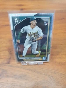 2024 Topps Bowman Chrome Zack  Gelof Oakland Athletics #78 Mega Pack Refractor - Bild 1 von 2