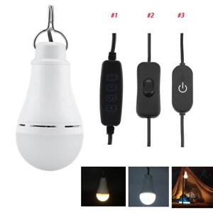 USB LED Light 5V 5/6/10W Portable Bulb Dimmable For Camping Children Bed Lamp