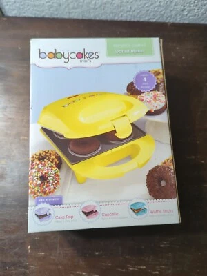 Mini máquina para hacer donas The Original Babycakes Mini's CPM 4 - amarillo Foto 1 de 4