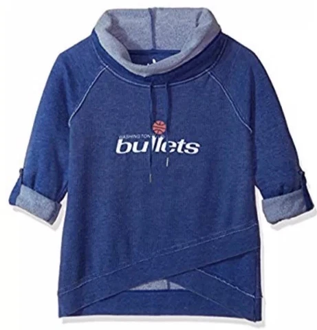Touch By Milano Womens Washington Bullets Hardwood Classics Sweatshirt Medium M Cover