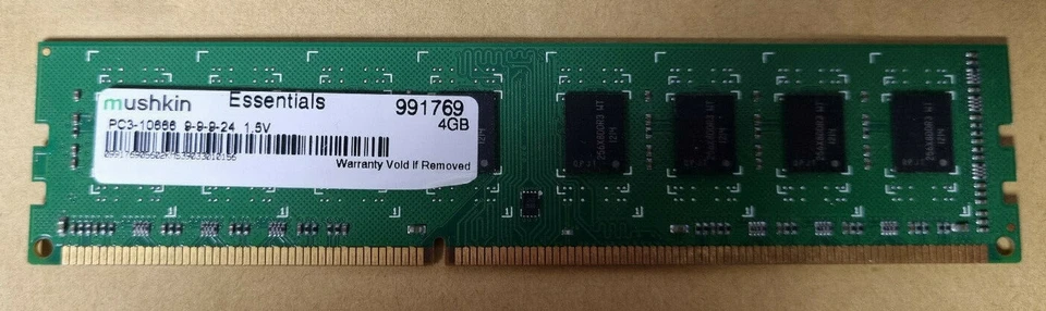 Mushkin 4GB PC3-10666 DDR3 1333 991769 Desktop RAM Memory Tested - Image 1 of 1