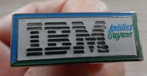 RARE PIN'S SOCIETE IBM ANTILLES GUYANE BUREAUTIQUE INFORMATIQUE - Bild 1 von 5