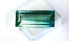Certified Gemstone Emerald Shape Natural Beautiful Green Sapphire D-Grade 32 Ct