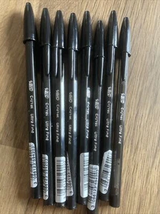 Bolígrafo negro Bic Cristal original 0,7 mm ultra fino (exacto) 992603 (PKT 8) - Imagen 1 de 10