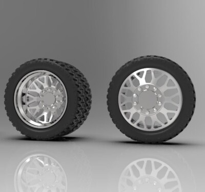 1:64 22 Nitro Dually Wheel Set With Standard ...