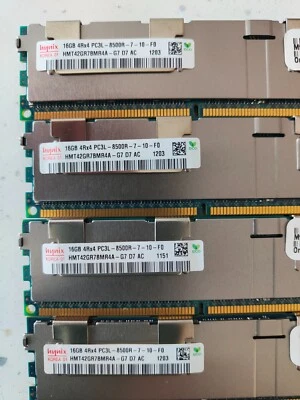 Hynix 64GB Kit, Pc3L-8500R 4rx4 1066Mhz - Image 1 of 2