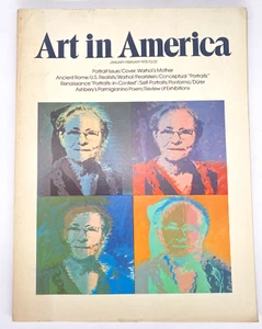 Art in America Magazine Jan Feb 1975 No 1 Portrait Issue Cover Warhol's Mother - Picture 1 of 10