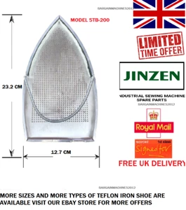 JINZEN TEFLON IRON SHOE Abdeckung Für Bügeleisen Modell STB-200 I : 23.2 CM W: - Picture 1 of 5