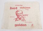 Vintage Paper Bag - KFC Chicken Crunchy Hot Delicious Tasty Excite Senses Golden