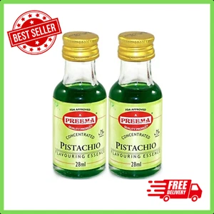 Preema Pistacho Esencia Sabor Alimento Botella 2x28ml - Halal - ENVÍO GRATUITO - Imagen 1 de 2