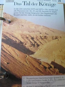 Tarjeta Coleccionable Maravillas Antiguas 21 Valle de los Reyes Egipto - Imagen 1 de 1