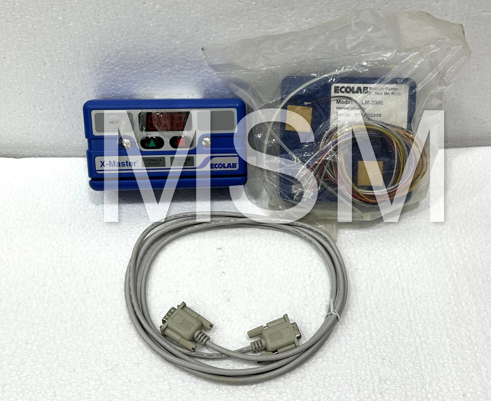 ECOLAB LM-3000 Machine Interface Module & LM-4000 X-MASTER CONTROLLER CE UN - Image 1 of 4
