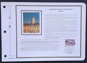 Feuillet DAP 1er jour 99 Soie 1973 Palais des Ducs de Bourgogne - Picture 1 of 1