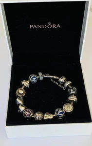 Authentisches Pandora Ale 925 Sterlingsilber geladen CZ Charm Charms Armband in Box - Bild 1 von 24